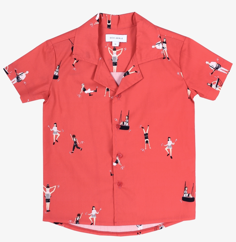 Let's Dance Red Hawaiian Shirt - Saitama Prefecture, transparent png