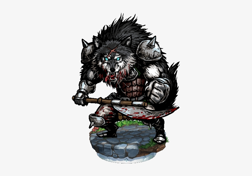 Wolfman Warrior Figure - Illustration, transparent png