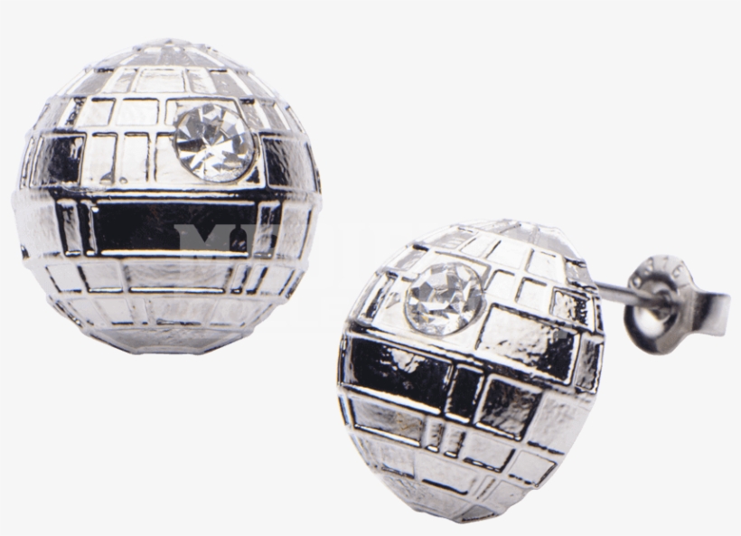 Official Stainless Steel Star Wars Death Star Stud, transparent png