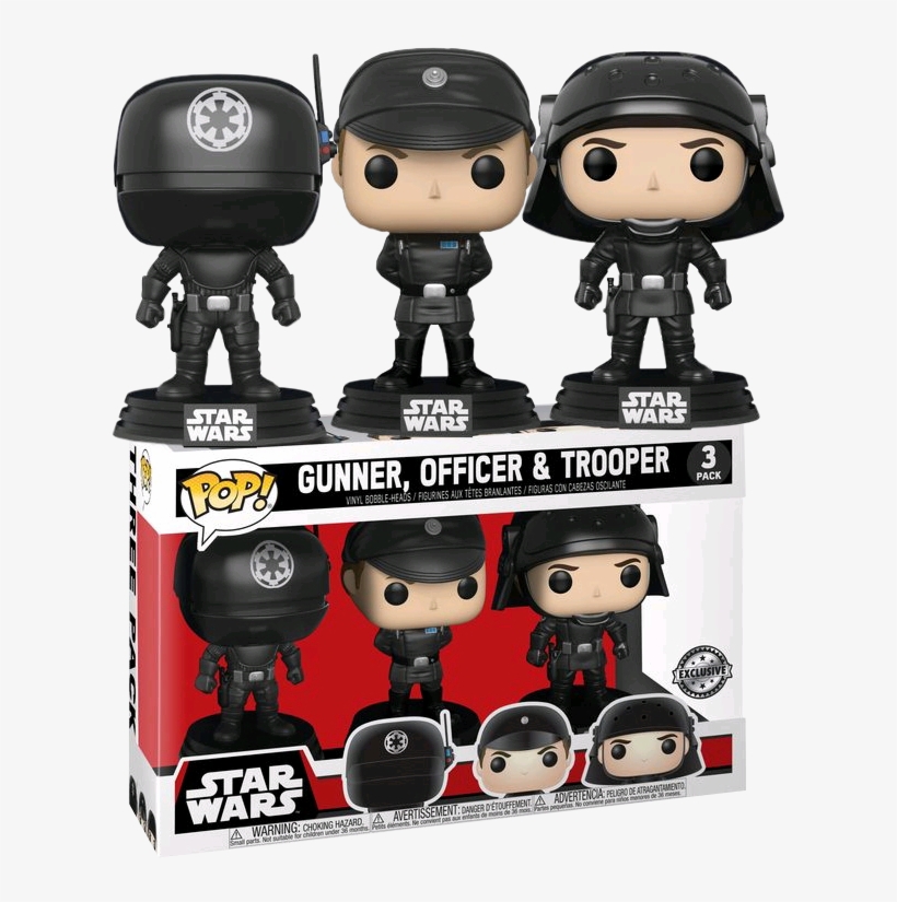 Death Star Gunner, Officer & Trooper Us Exclusive Pop - Funko Pop Star Wars, transparent png