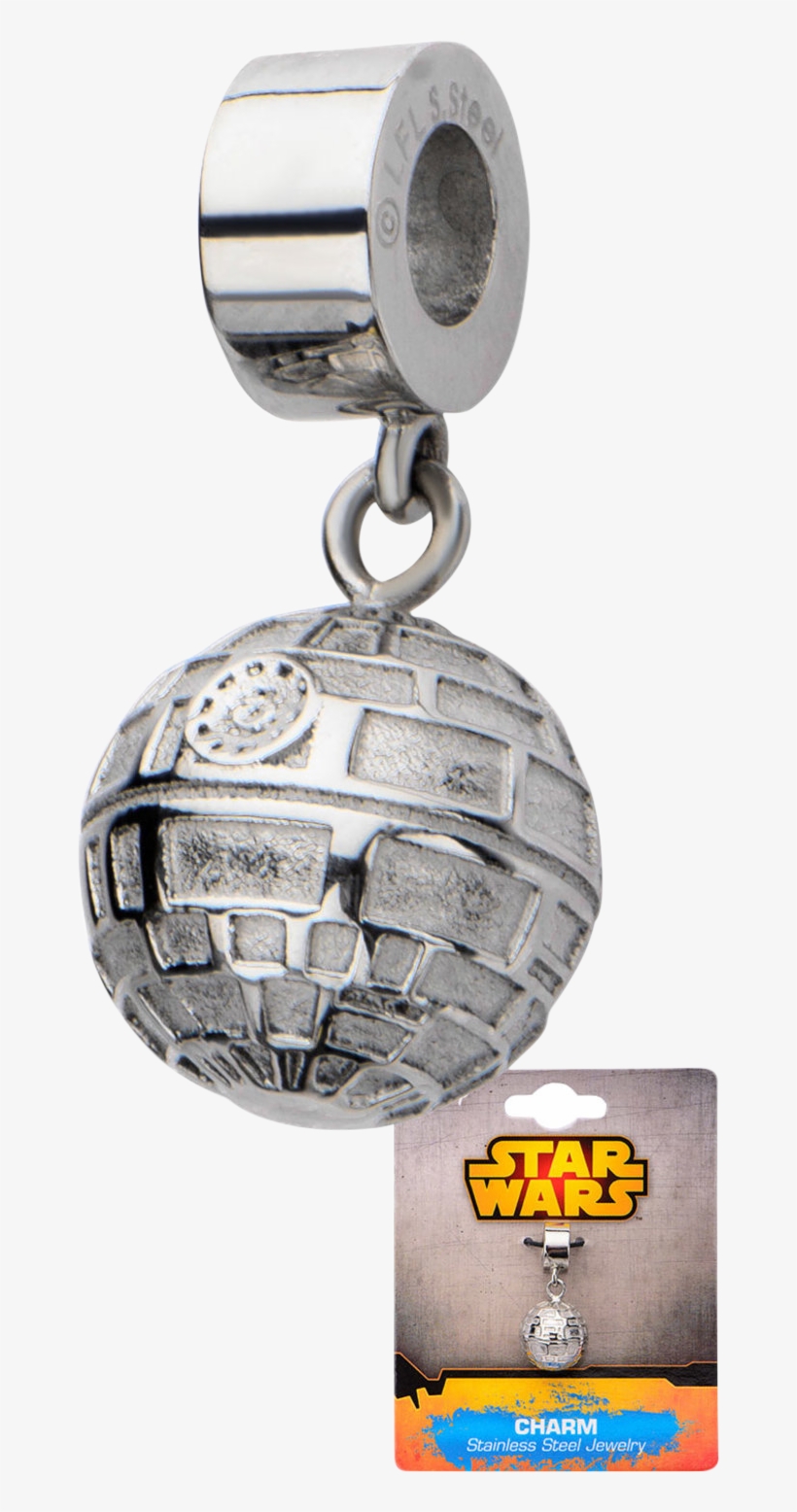 Star Wars Death Star Dangle Charm - Stainless Steel Star Wars Death Star Dangle Charm, transparent png