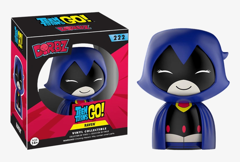 Funko Dorbz Teen Titans Go Raven Vinyl Figure Free - Funko Dorbz Teen Titans, transparent png