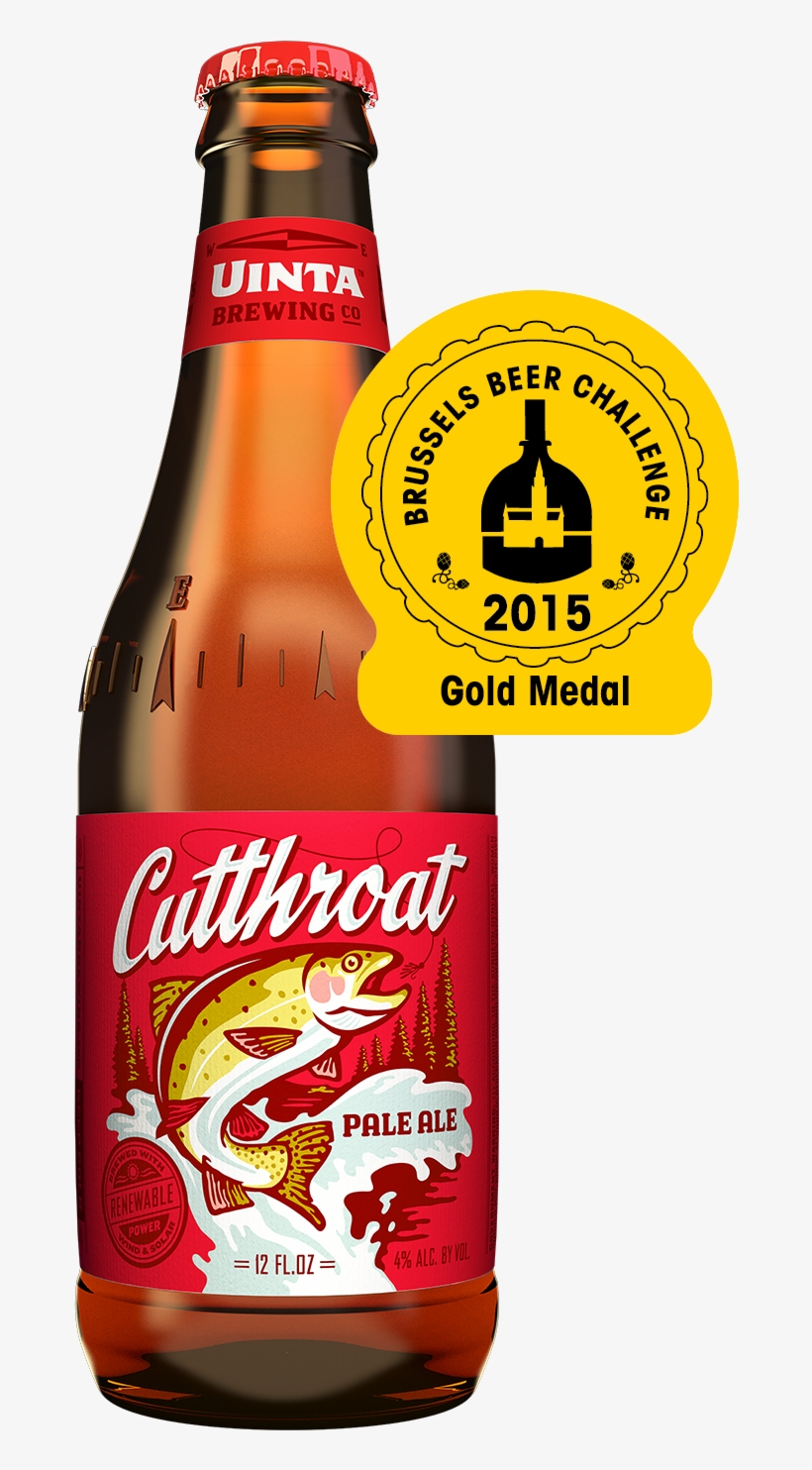 Uinta Pale Ale Wins Gold At The Brussels Beer Challenge - Unita Brewing Co Uinta Cutthroat Pale Ale, 12 Pack,, transparent png