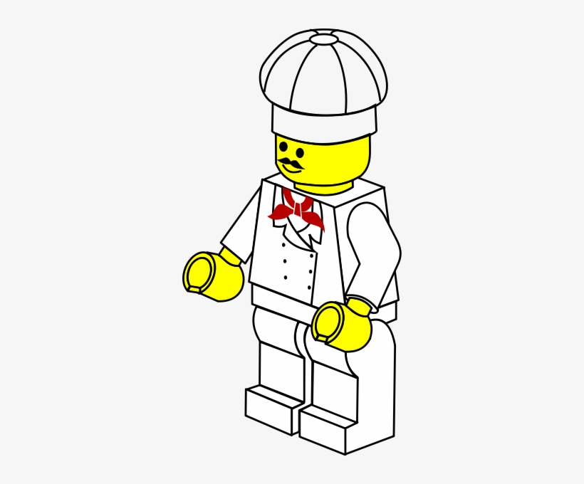 Lego Town Chef Png Clip Arts - Lego Clipart, transparent png