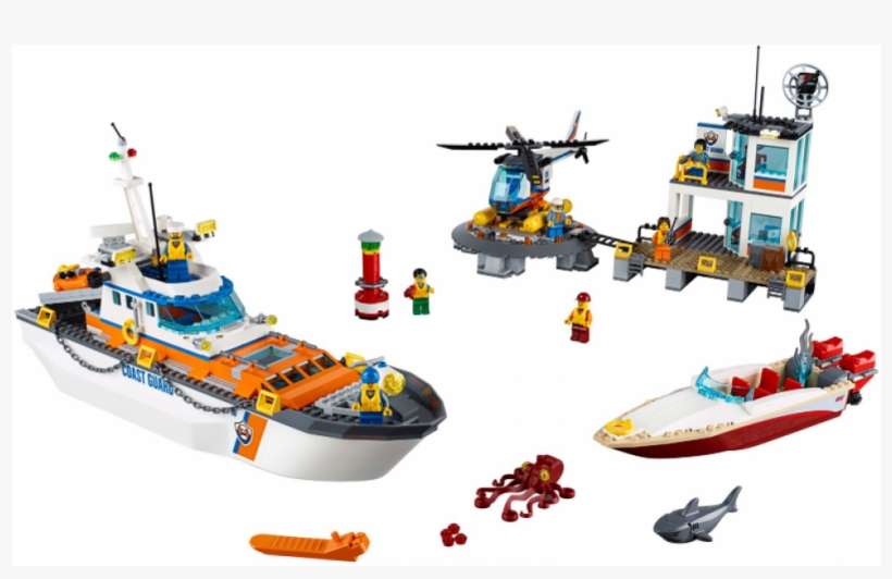 Lego 60167 City Coast Guard Head Quarters 2.26 Kg, transparent png