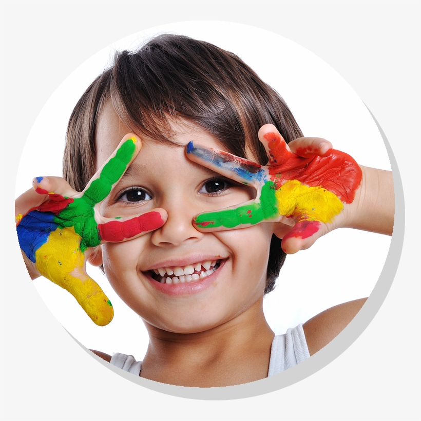 Color Hand Boy - Boy With Color Hand, transparent png