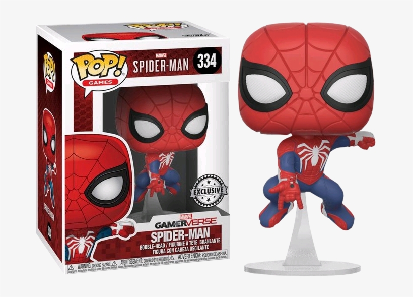 Funko Pop Spiderman Ps4, transparent png