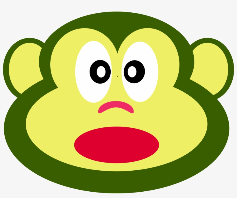 Big Image - Chimp Clipart Black And White, transparent png