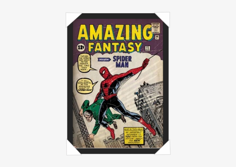 #325 - Comic Book Cover Spider-man Issue 1 Wall Stickers, transparent png