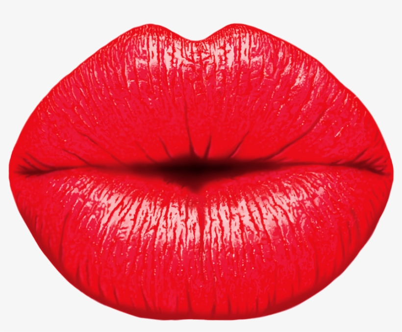Red Lipstick Transparent Image Red Kiss Lips Png 1000x1000 PNG