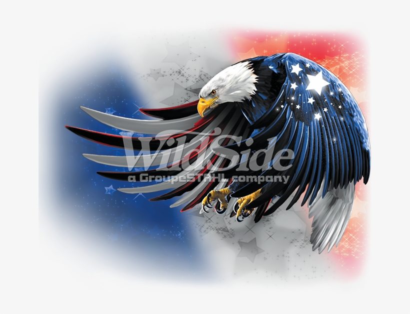 Usa Eagle - Usa Eagle Flying Red White & Blue United States, transparent png