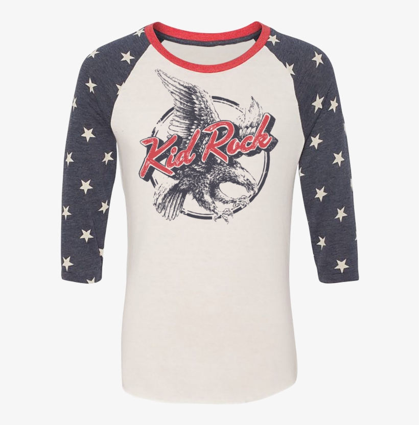 Click For Larger Image - America Star Baseball Tee, transparent png