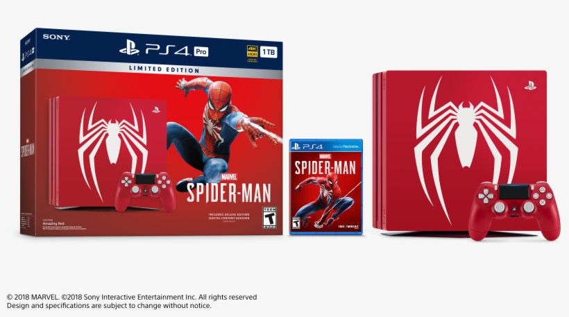 Gallery Image 1 - Spiderman Ps4 Limited Edition, transparent png