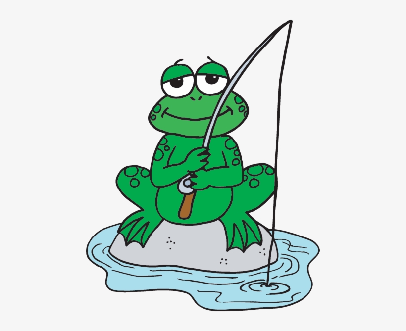 Frog Fishing - Tipos De Anfibios Animados, transparent png
