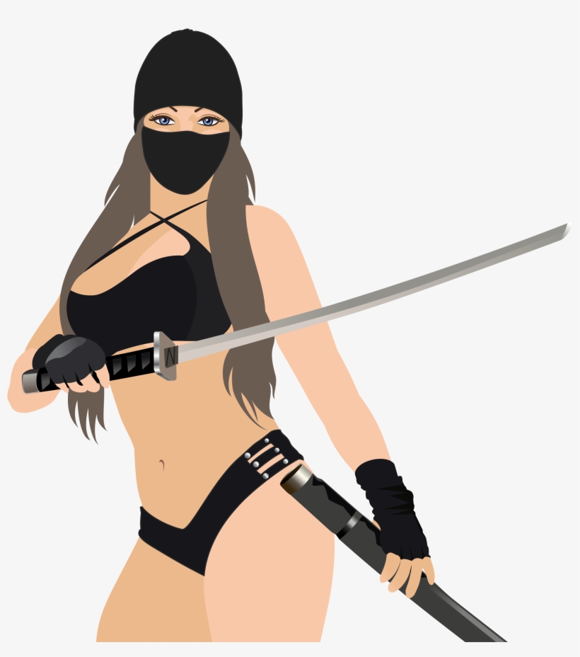 Big Image - Ninja Girl, transparent png