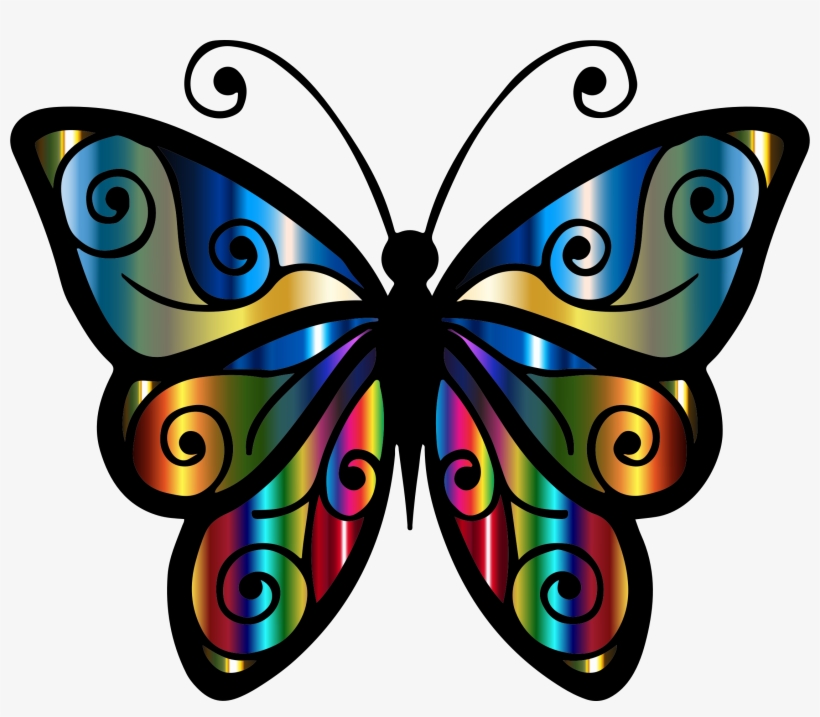This Free Icons Png Design Of Iridescent Butterfly, transparent png