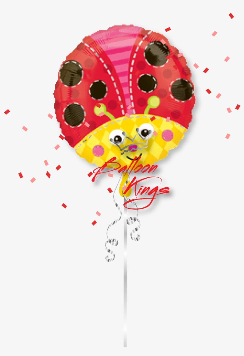 Birthday Party Ladybug Balloon (each), transparent png