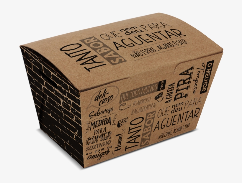 Embalagem Para Fritas E Porções Viagem - Embalagem Para Batata Frita Delivery, transparent png