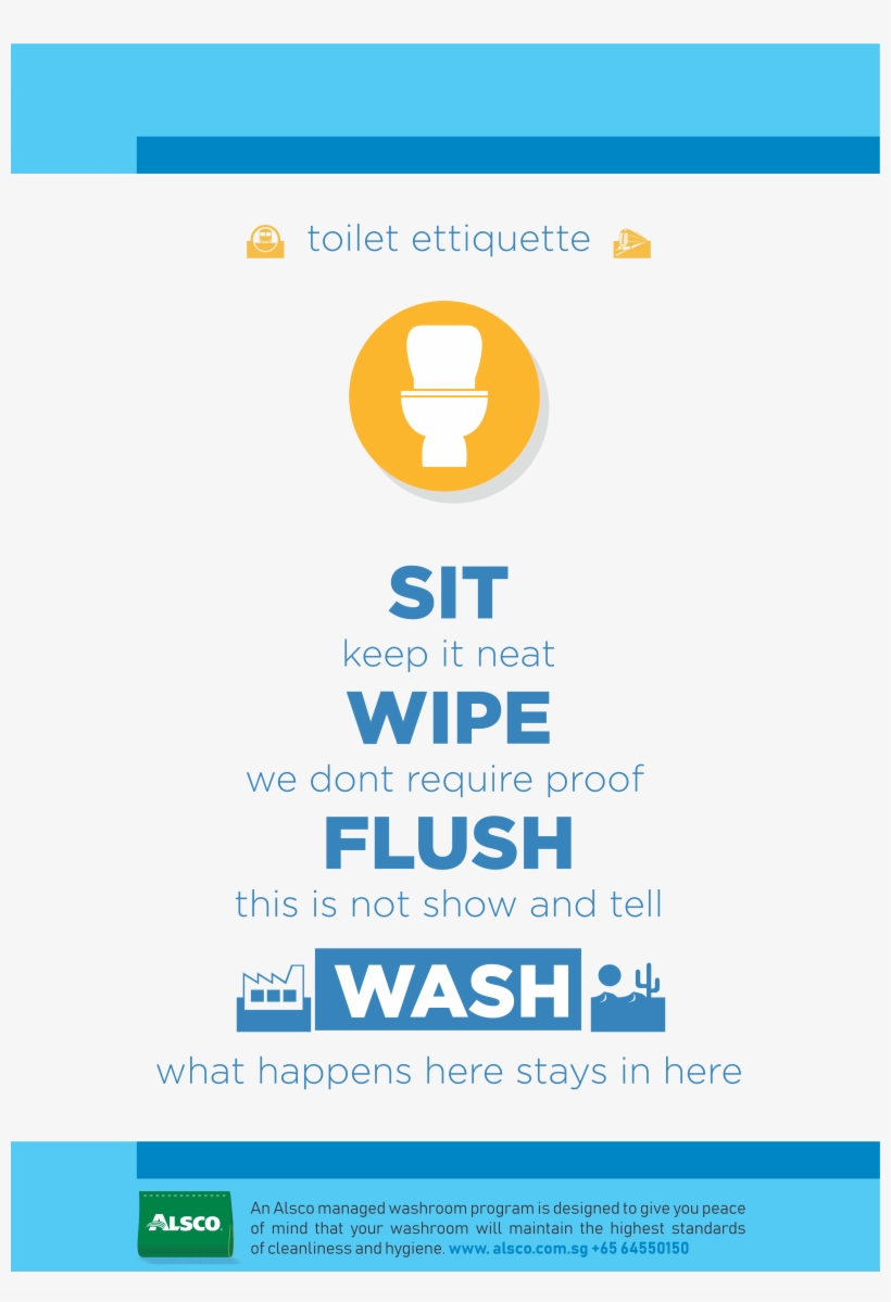 Download Png - Toilet Hygiene In The Workplace, transparent png