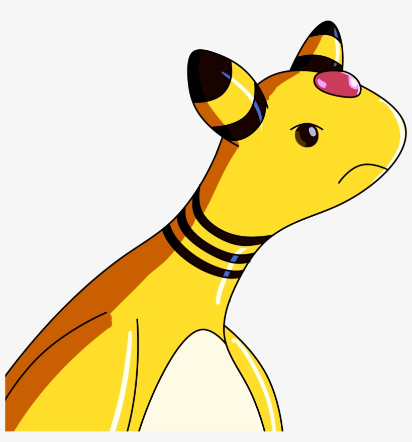 Grumpy Ampharos, transparent png