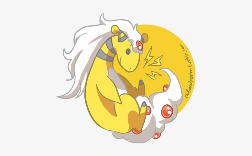Ampharos, transparent png