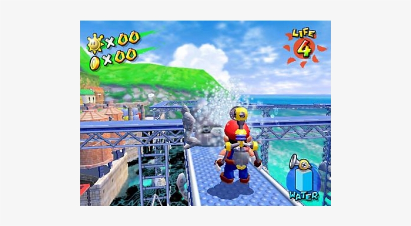 Free Super Mario Sunshine Download For Pc - Gamecube Mario Sunshine, transparent png