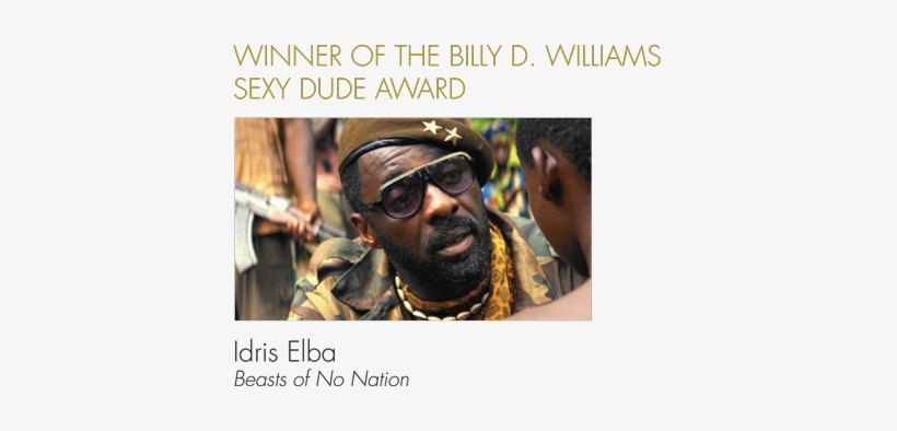 Winner Of The Billy D - Idris Elba Films, transparent png
