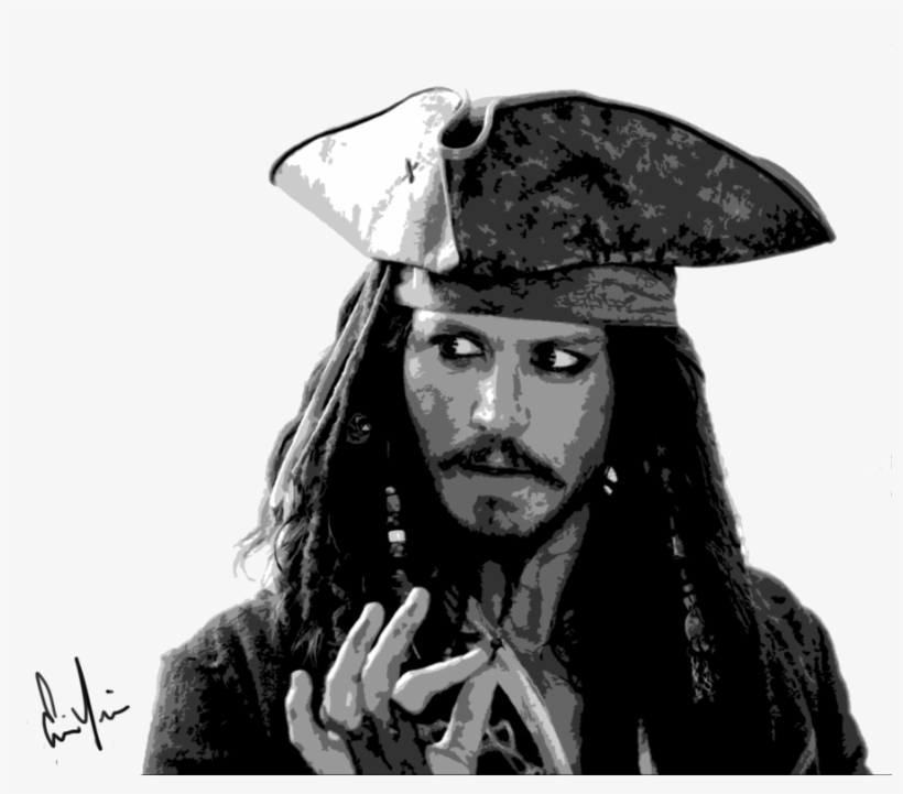 Download Jack Sparrow Art Png Clipart Johnny Depp Jack - Captain Jack Sparrow Art, transparent png