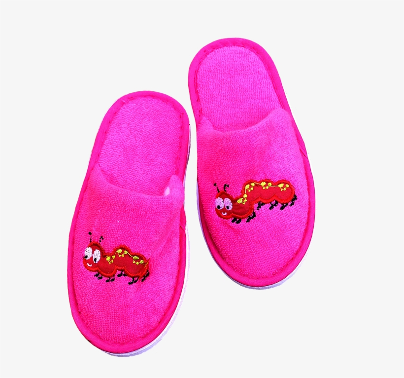 Slippers, Children, Funny, Cute, Meadow, Motive, Pink - Child, transparent png