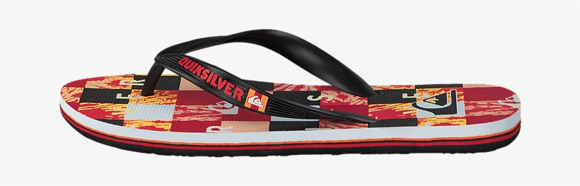 Quiksilver Men Rubber Qs Molokai Check R M Sndl Black/red/black - Molokai, transparent png