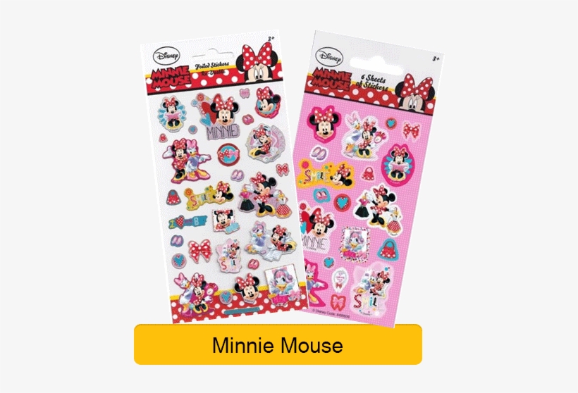 Paper Projects Character Stickers Minnie Mouse, transparent png