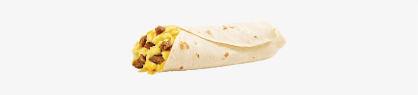Egg And Sausage Breakfast Burrito With Apple Slices - Breakfast Burrito, transparent png