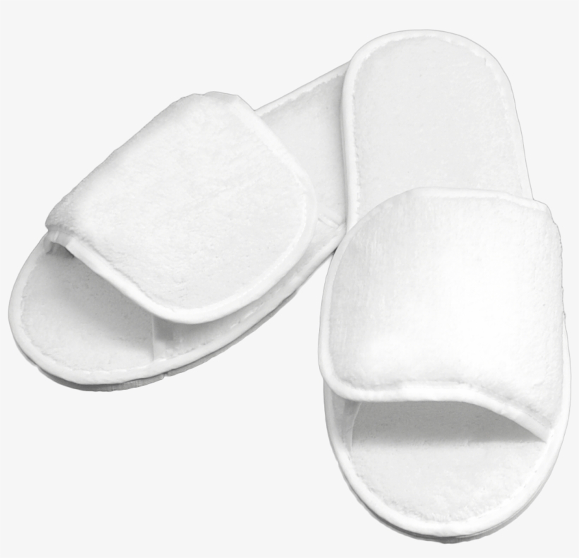 Regent Open Toe Slippers Terry Velour One Size Fits - Slipper, transparent png