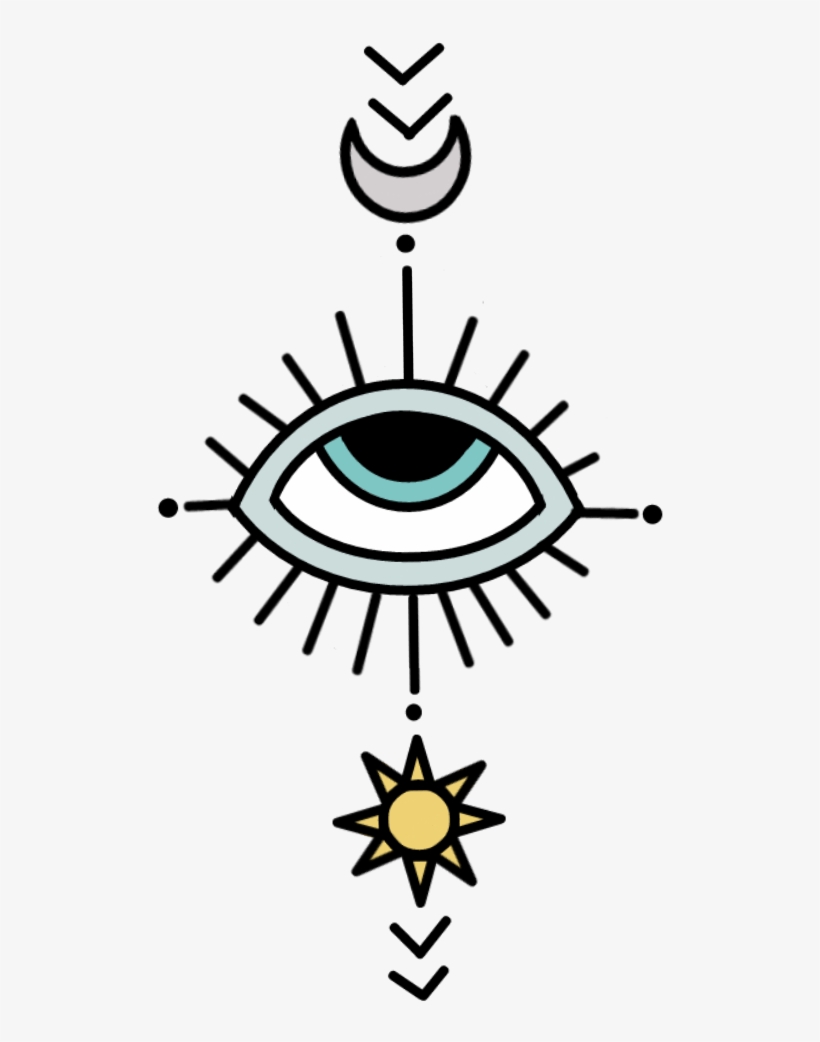 Eye Sticker - Sol Y Luna Png, transparent png