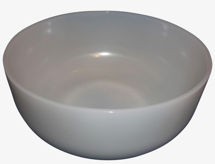 Colony Oven Ware Mixer Mixing Bowl White Milk Glass - Bowl, transparent png