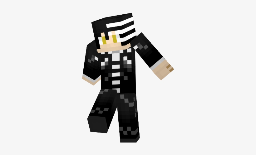 Qtltepng - Soul Eater Minecraft Skin, transparent png