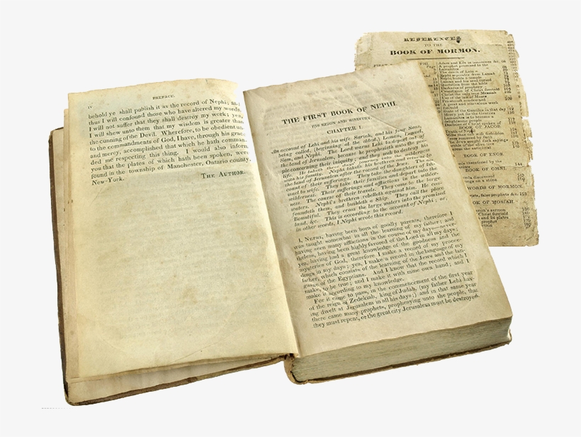 1830 Book Of Mormon Replica - 1st Book Of Mormon, transparent png
