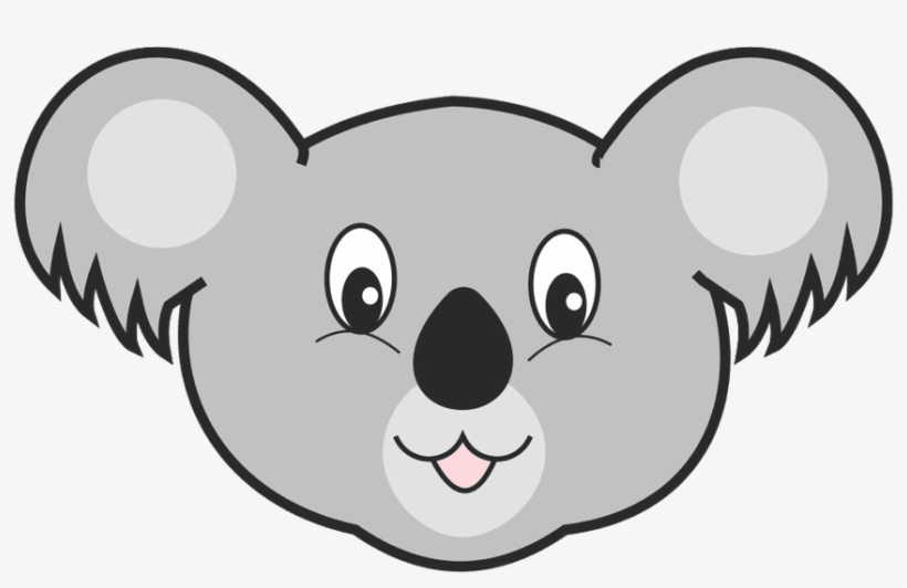 Koala Bear Clipart Baby Koala - Koala Head Clipart, transparent png
