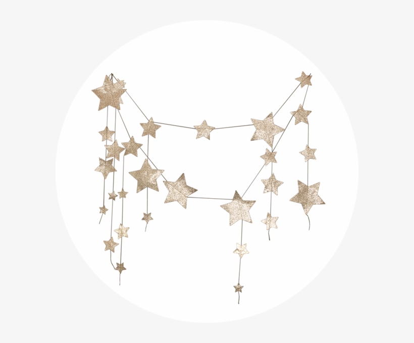 Twinkling Stars Garland - Numero 74 Star Garland, transparent png
