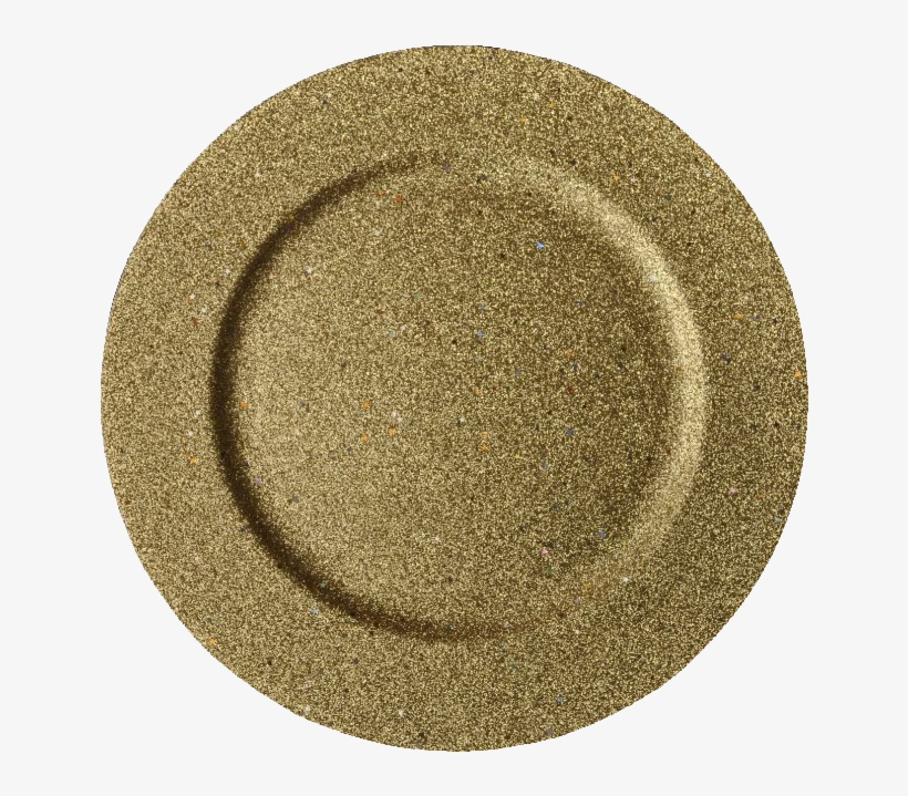 12 Inch Gold Glitter Stars Lacquer Charger, transparent png