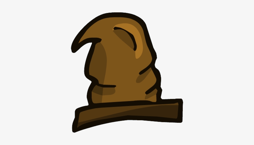 Crumby Wizard Hat - Brown Wizard Hat, transparent png