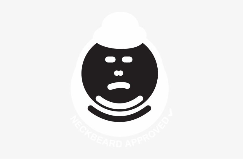 The Neckbeard Brand Needs A Mascot - Illustration, transparent png