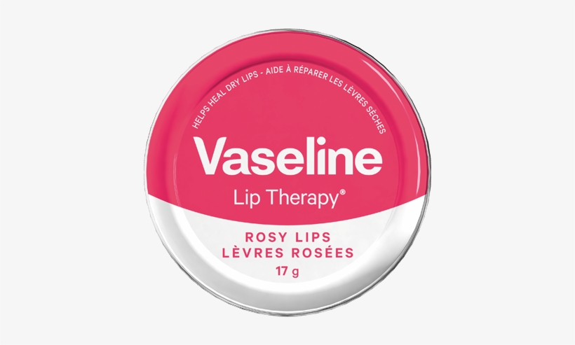 Liptin Rosy 17g Normal - Vaseline Lip Balm Tin, transparent png
