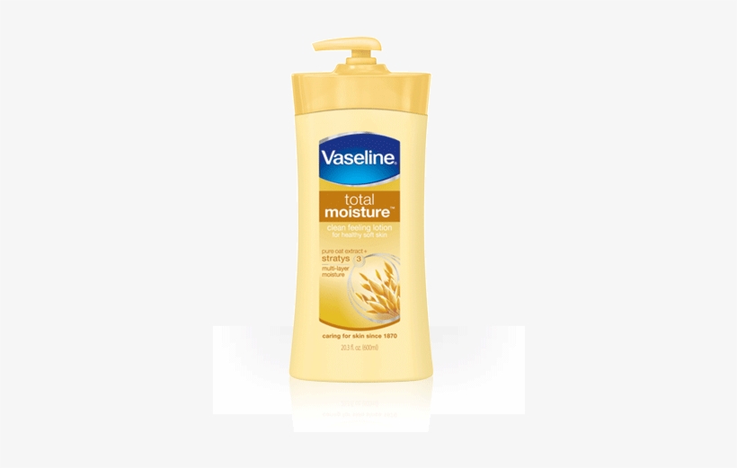1366732254 - Vaseline Total Moisture Lotion 200ml, transparent png