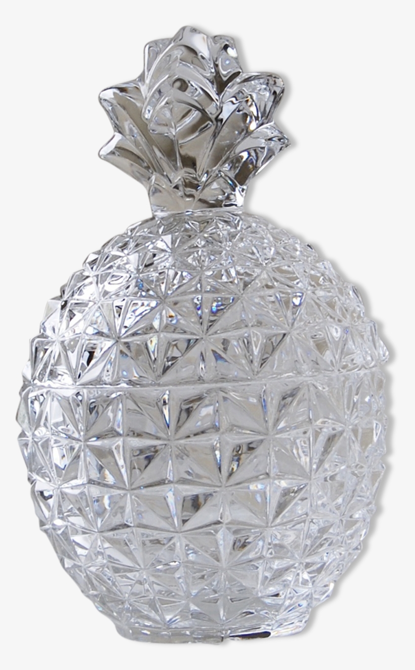 Pineapple Cut Glass Box - Pineapple, transparent png