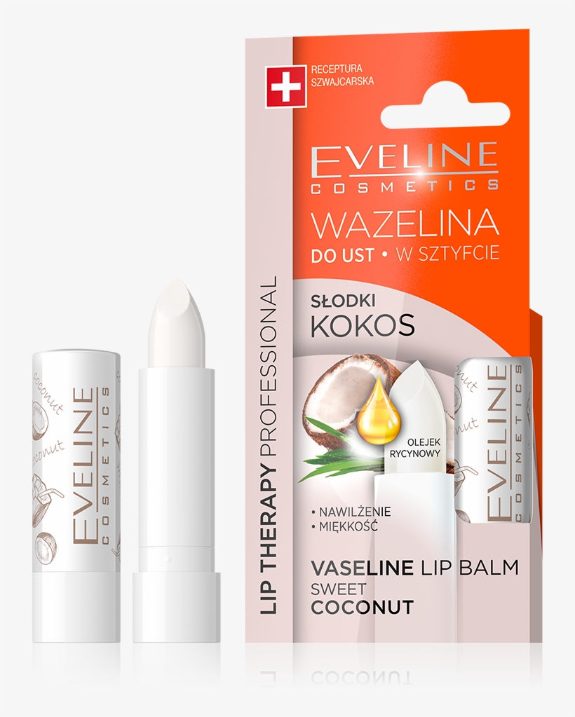 Coconut Vaseline Lipstick Balm - Eveline Balzam Za Usne, transparent png