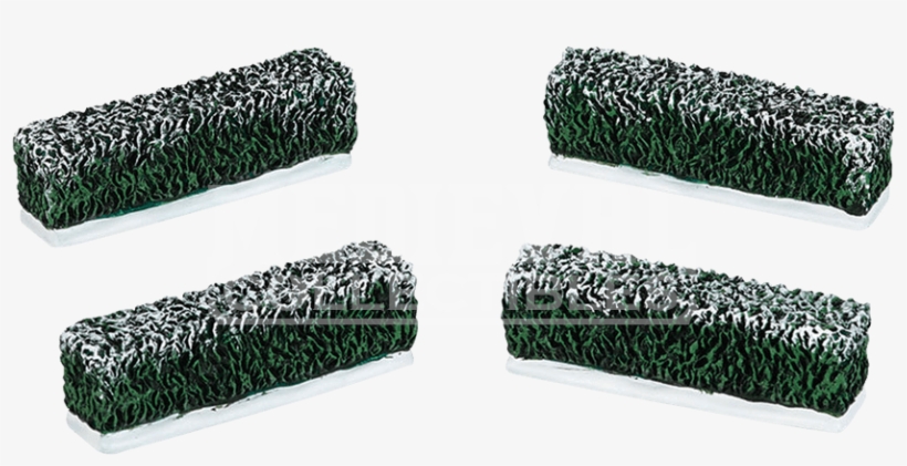 Tudor Gardens Straight Hedges - Tudor Gardens Hedge Set Of 4 - Department 56 - Trees, transparent png