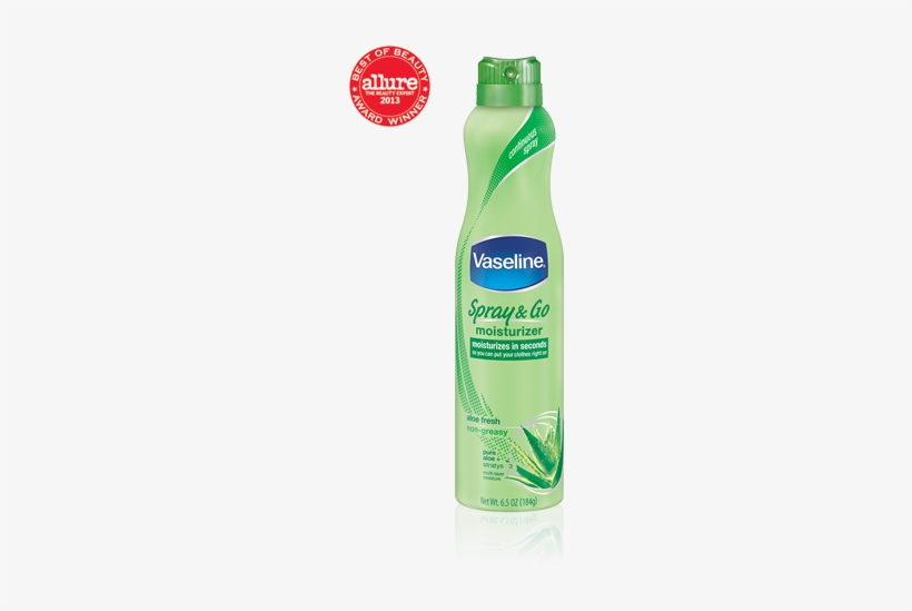 Vaseline Spray & Go Aloe Fresh - Vaseline Spray And Go Moisturizer In Aloe Fresh 6.5, transparent png