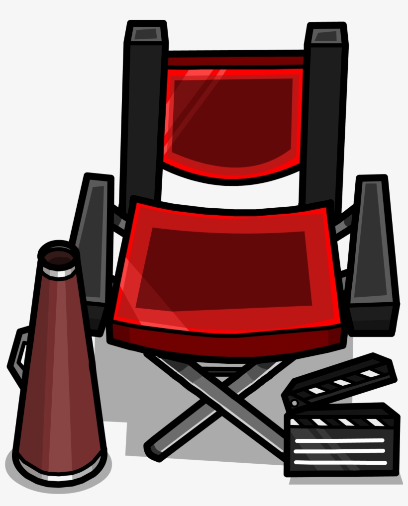 Director's Chair Sprite 001 - Director's Chair, transparent png