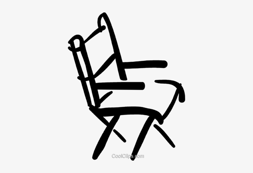Director's Chair Royalty Free Vector Clip Art Illustration - Cadeira De Diretor Png, transparent png